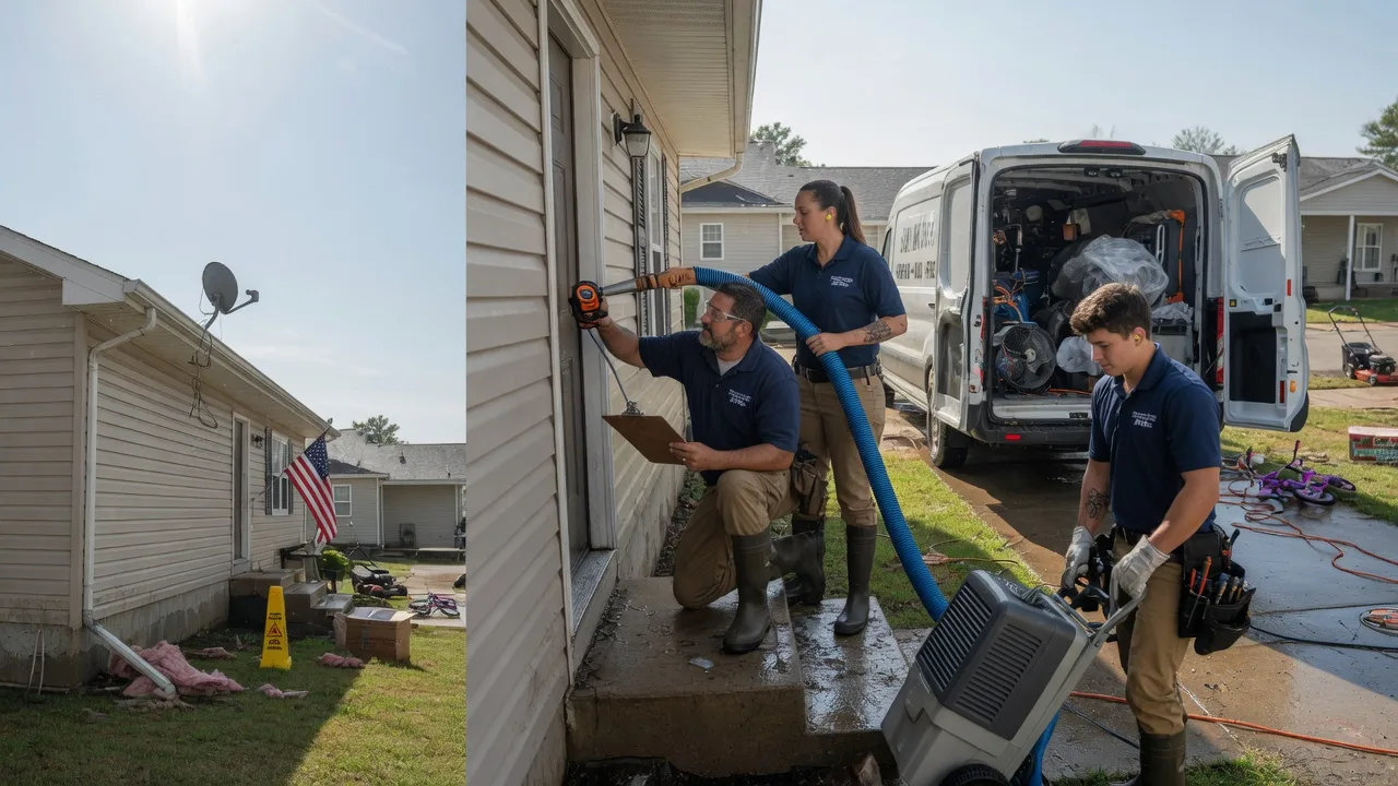Ceiling Water Damage Restoration in Amherst, OH near me